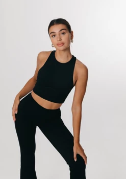 Tala SKINLUXE HIGH NECK BRA - SHADOW BLACK