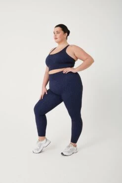 Tala SKINLUXE TANK SPORTS BRA - NAVY PRINT -Sportswear Store 14a