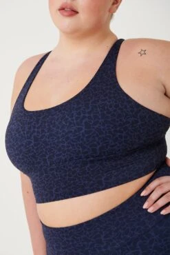Tala SKINLUXE TANK SPORTS BRA - NAVY PRINT -Sportswear Store 14b