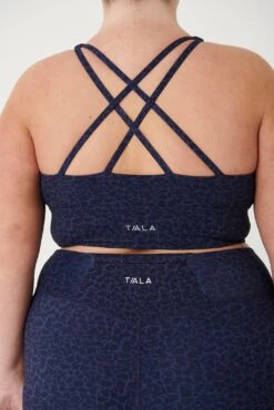 Tala SKINLUXE TANK SPORTS BRA - NAVY PRINT -Sportswear Store 14c