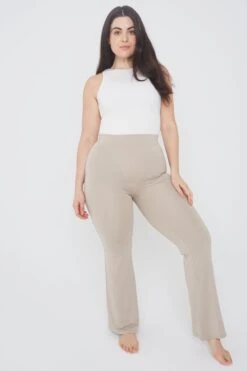 Tala 365 HIGH NECK SLEEVELESS BODYSUIT - COCONUT MILK