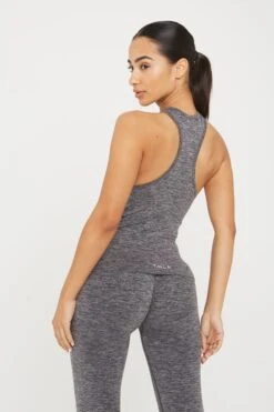 Tala SCULPT SEAMLESS RACERBACK VEST - CHARCOAL MARL -Sportswear Store 20221115 Tala 08 061