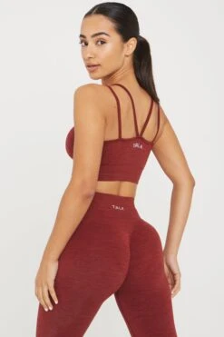 Tala SCULPT SEAMLESS STRAPPY SPORTS BRA - OXBLOOD RED MARL 6 Tala SCULPT SEAMLESS STRAPPY SPORTS BRA - OXBLOOD RED MARL -Sportswear Store 20221115 Tala 15 026