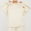 Tala DISRUPTOR OVERSIZED GRAPHIC HOODIE- ECRU