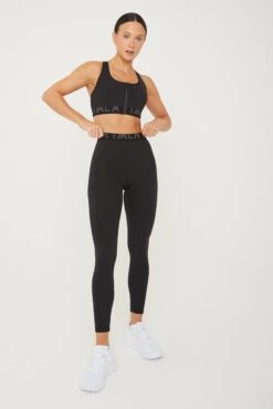 Tala FORMTECH ZIP FRONT SPORTS BRA- BLACK