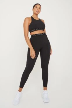 Tala FORMTECH HIGH NECK MULTIWAY SPORTS BRA - BLACK
