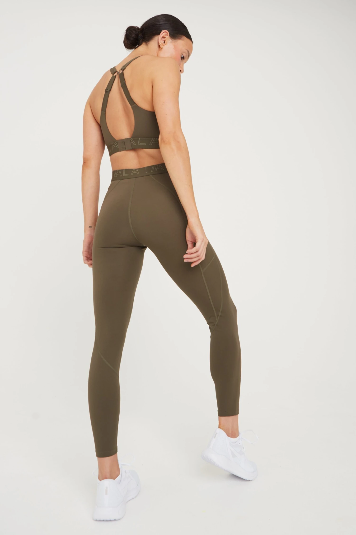 Tala FORMTECH SIDE POCKET RUNNING LEGGING- KHAKI 4 Tala FORMTECH SIDE POCKET RUNNING LEGGING- KHAKI - Image 4