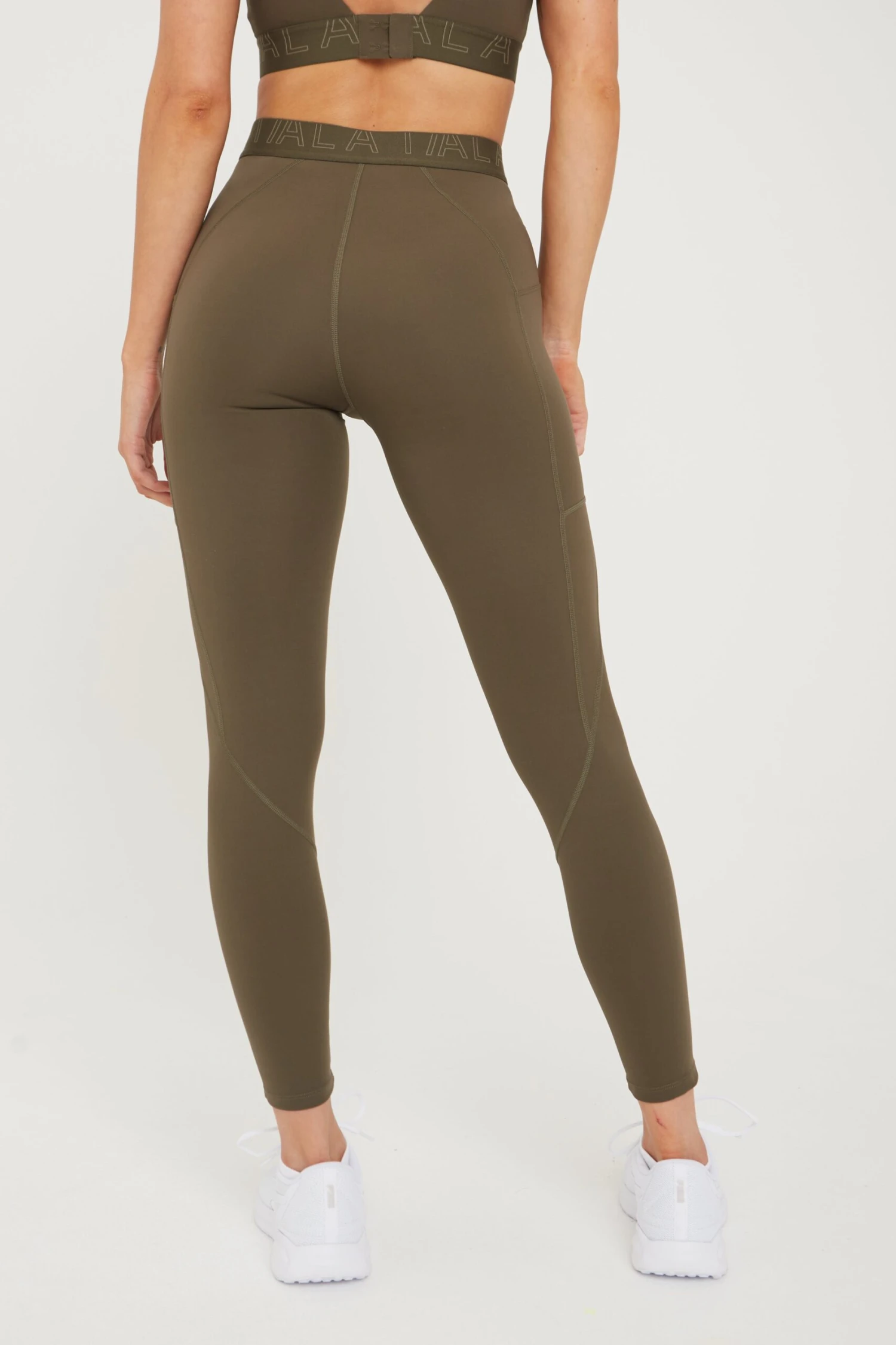 Tala FORMTECH SIDE POCKET RUNNING LEGGING- KHAKI 5 Tala FORMTECH SIDE POCKET RUNNING LEGGING- KHAKI - Image 5