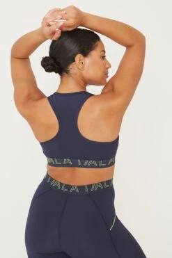 Tala FORMTECH ZIP FRONT SPORTS BRA- NAVY -Sportswear Store 20221116 Tala 10 098