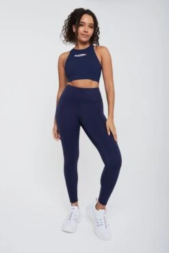 FILA X TALA SKINLUXE RACERBACK SPORTS BRA - NAVY -Sportswear Store 211022 TALA Fila Ecom 04 0003