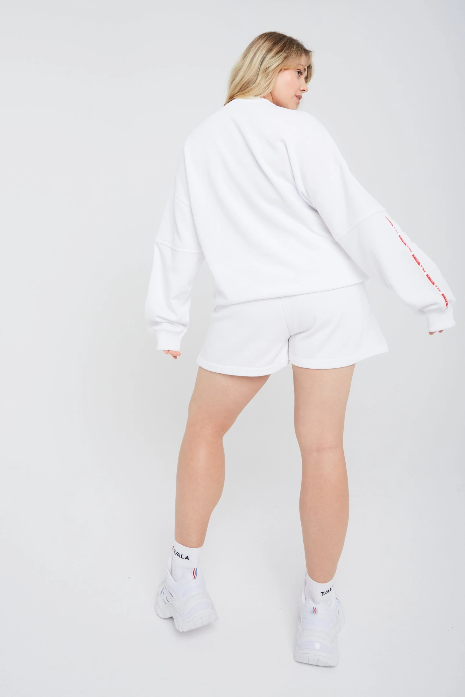 FILA X TALA CREW SWEATSHIRT - BRIGHT WHITE 4 FILA X TALA CREW SWEATSHIRT - BRIGHT WHITE - Image 4