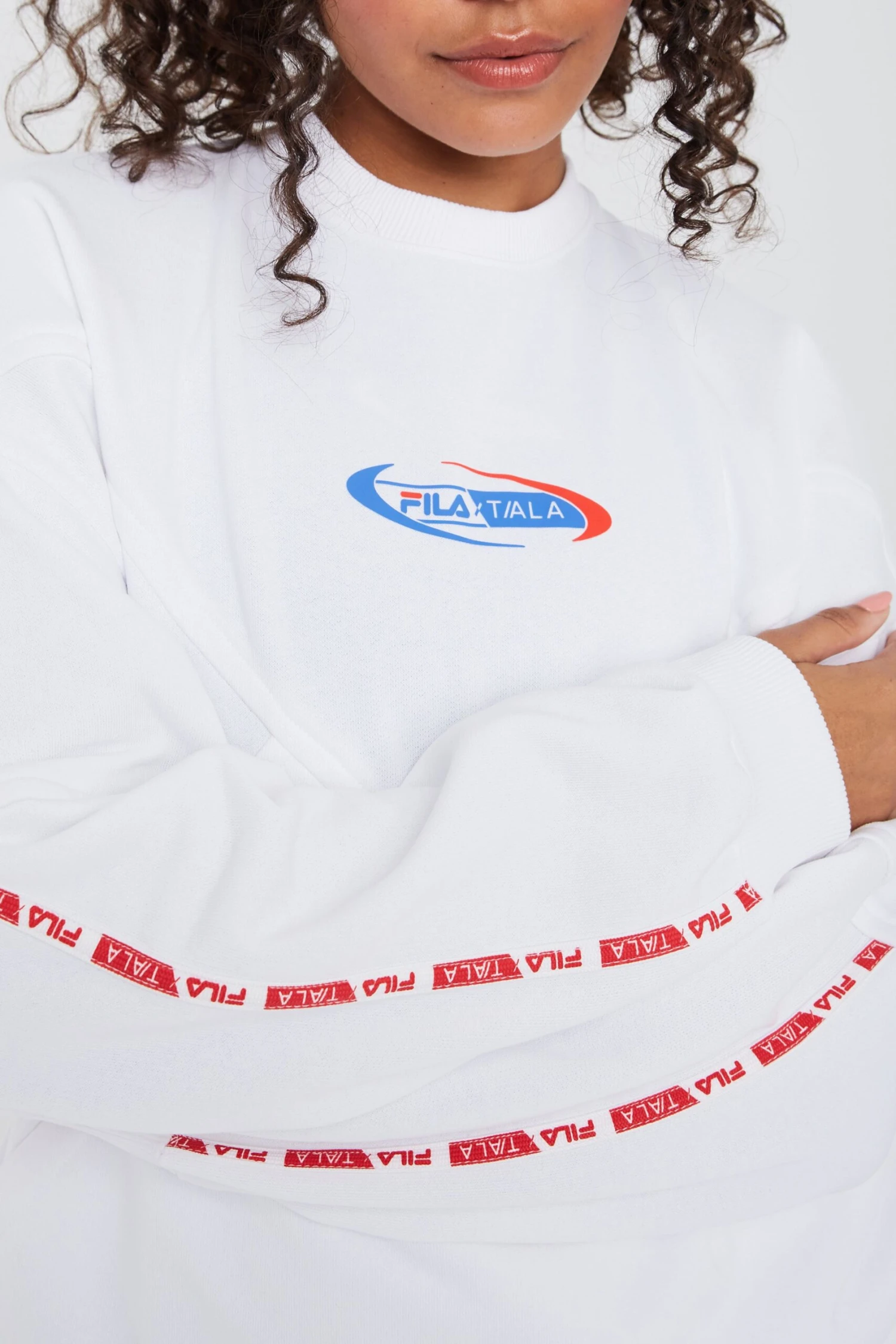 FILA X TALA CREW SWEATSHIRT - BRIGHT WHITE 5 FILA X TALA CREW SWEATSHIRT - BRIGHT WHITE - Image 5