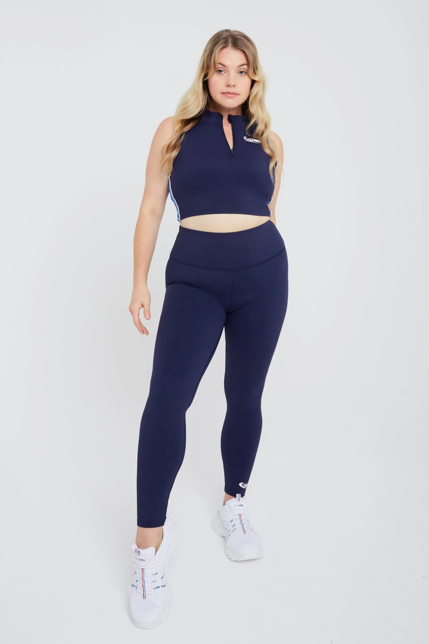 FILA X TALA SKINLUXE HIGH WAISTED LEGGING - NAVY 1 FILA X TALA SKINLUXE HIGH WAISTED LEGGING - NAVY