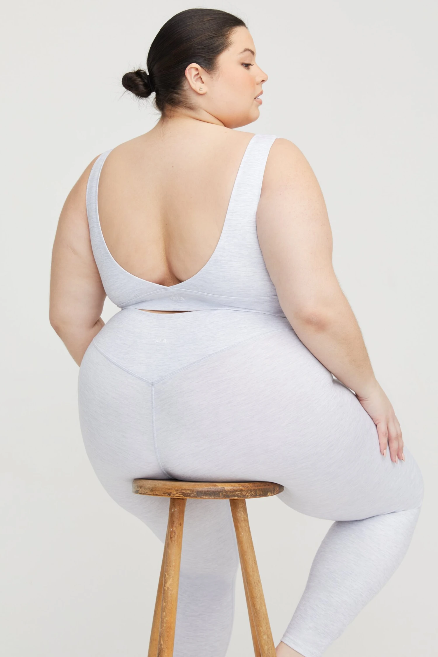 Tala DAYFLEX V NECK SPORTS BRA - GREY MARL 7 Tala DAYFLEX V NECK SPORTS BRA - GREY MARL - Image 7