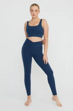 Tala DAYFLEX SQUARE NECK SPORTS BRA - SEA BLUE -Sportswear Store 230216 Tala SHOT 22 1270