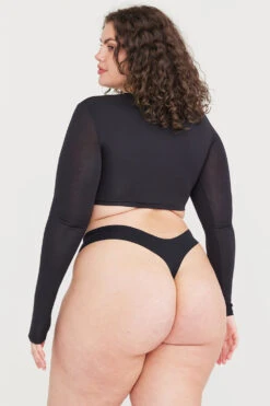 Tala NO VPL THONG - SHADOW BLACK -Sportswear Store 230317 365 43 Black Thong 1771