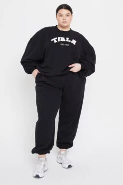 Tala VOLLEY CLUB SWEATSHIRT WITH BORG LOGO - BLACK -Sportswear Store 23 01 31 TALA Shot 010 434