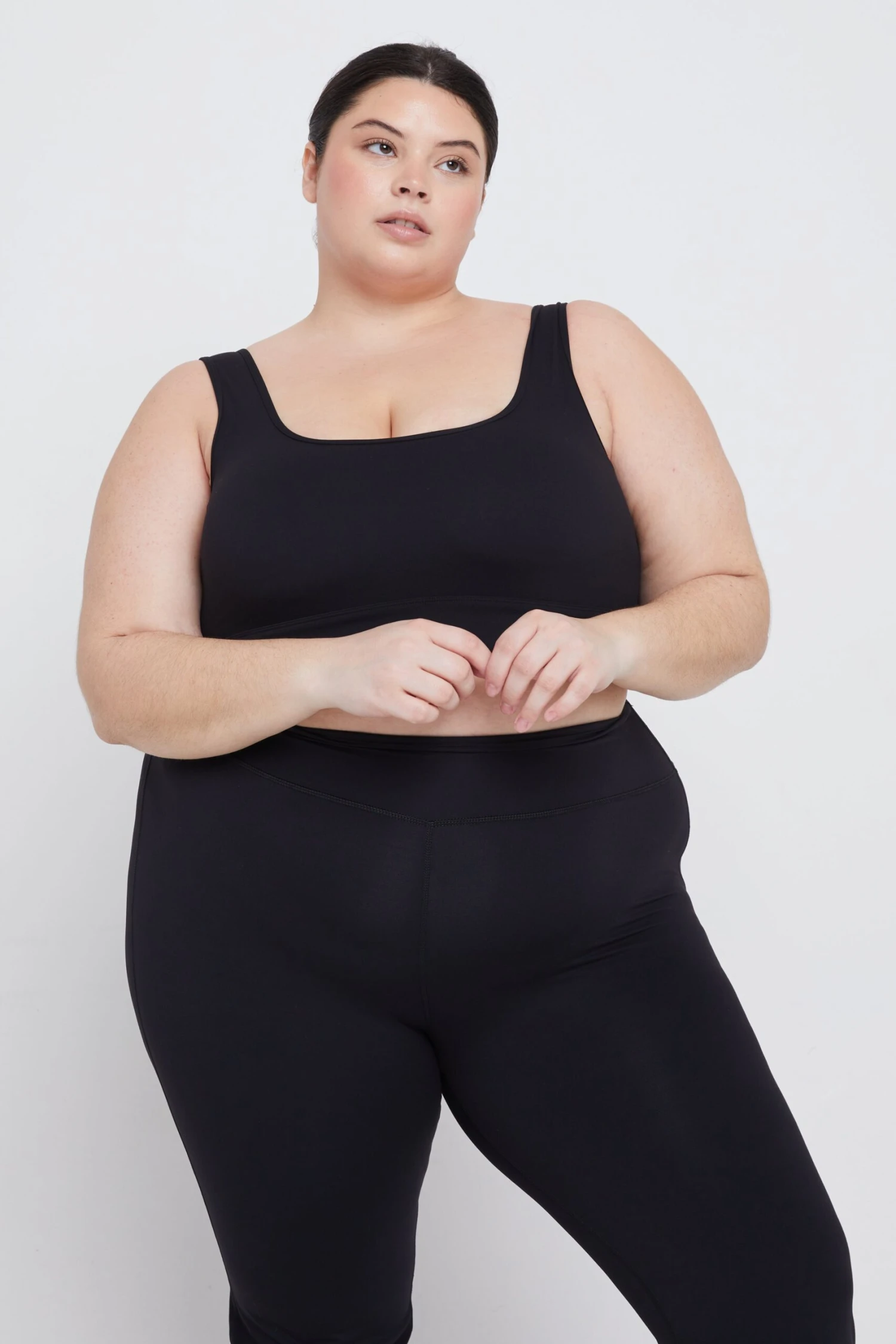 Tala DAYFLEX SQUARE NECK SPORTS BRA - SHADOW BLACK 2 Tala DAYFLEX SQUARE NECK SPORTS BRA - SHADOW BLACK - Image 2