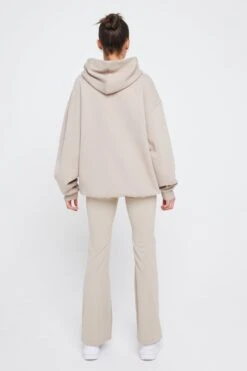 Tala CLUB OVERSIZED HOODIE WITH EMBROIDERED LOGO - LATTE -Sportswear Store 23 01 31 TALA Shot 021 1148