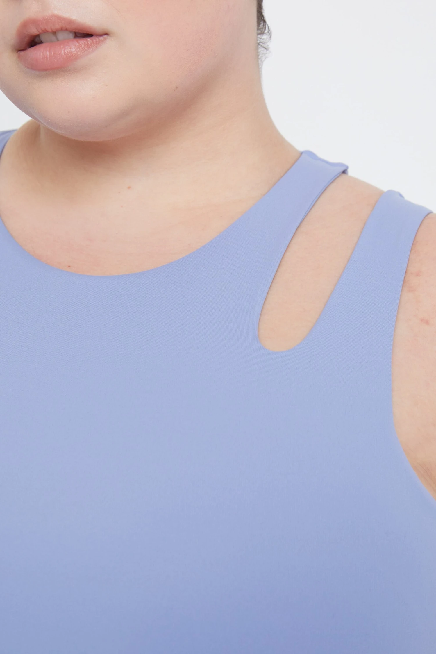 Tala SKINLUXE BUILT-IN SUPPORT CUT OUT SHOULDER VEST - CORNFLOWER BLUE 2 Tala SKINLUXE BUILT-IN SUPPORT CUT OUT SHOULDER VEST - CORNFLOWER BLUE - Image 2