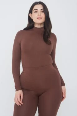 Tala 365 MOCK NECK LONG SLEEVE BODYSUIT - CHOCOLATE 7 Tala 365 MOCK NECK LONG SLEEVE BODYSUIT - CHOCOLATE -Sportswear Store 2 697cce9d b162 4288 b83e e5c5d44de534