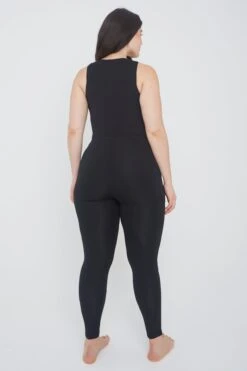Tala 365 HIGH NECK SLEEVELESS BODYSUIT - SHADOW BLACK -Sportswear Store 4 f641c7ad 1016 40e5 af94 90bc85e53beb