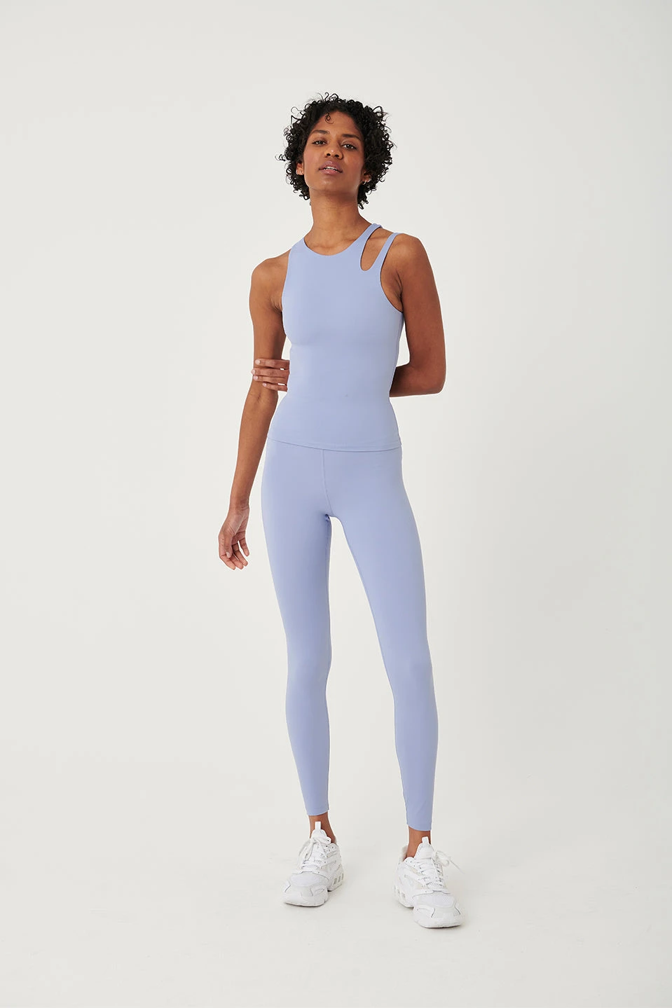 Tala SKINLUXE BUILT-IN SUPPORT CUT OUT SHOULDER VEST - CORNFLOWER BLUE 5 Tala SKINLUXE BUILT-IN SUPPORT CUT OUT SHOULDER VEST - CORNFLOWER BLUE - Image 5