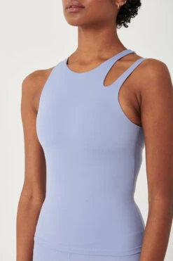 Tala SKINLUXE BUILT-IN SUPPORT CUT OUT SHOULDER VEST - CORNFLOWER BLUE 9 Tala SKINLUXE BUILT-IN SUPPORT CUT OUT SHOULDER VEST - CORNFLOWER BLUE -Sportswear Store 4c