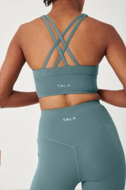 Tala SKINLUXE TANK SPORTS BRA - LEAF GREEN -Sportswear Store 7b