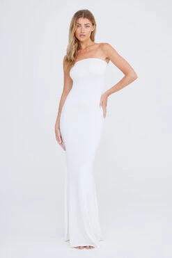 Tala 365 BANDEAU MAXI DRESS - COCONUT MILK