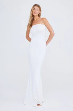 Tala 365 BANDEAU MAXI DRESS - COCONUT MILK 9 Tala 365 BANDEAU MAXI DRESS - COCONUT MILK -Sportswear Store BANDEAU DRESS COCONUT MILK 01 008