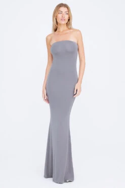 Tala 365 BANDEAU MAXI DRESS - STORM GREY -Sportswear Store BANDEAU DRESS GREY 11 068