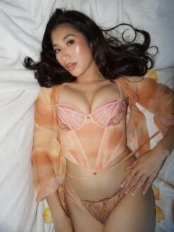 Beneath The Surface Mesh Bustier