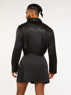 Carnival Satin Smoking Jacket