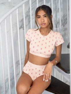 CLF Savage X Cotton Jersey Crop Top