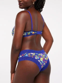 Cotton Essentials Lace-Trim Cheeky Knickers