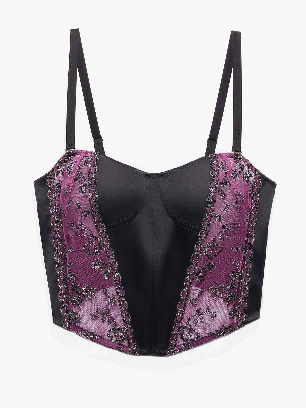 Gilded Chains Embroidered Mesh Bustier 3 Gilded Chains Embroidered Mesh Bustier - Image 3