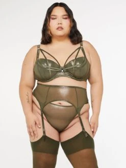 Going Platinum Mesh Suspender Belt