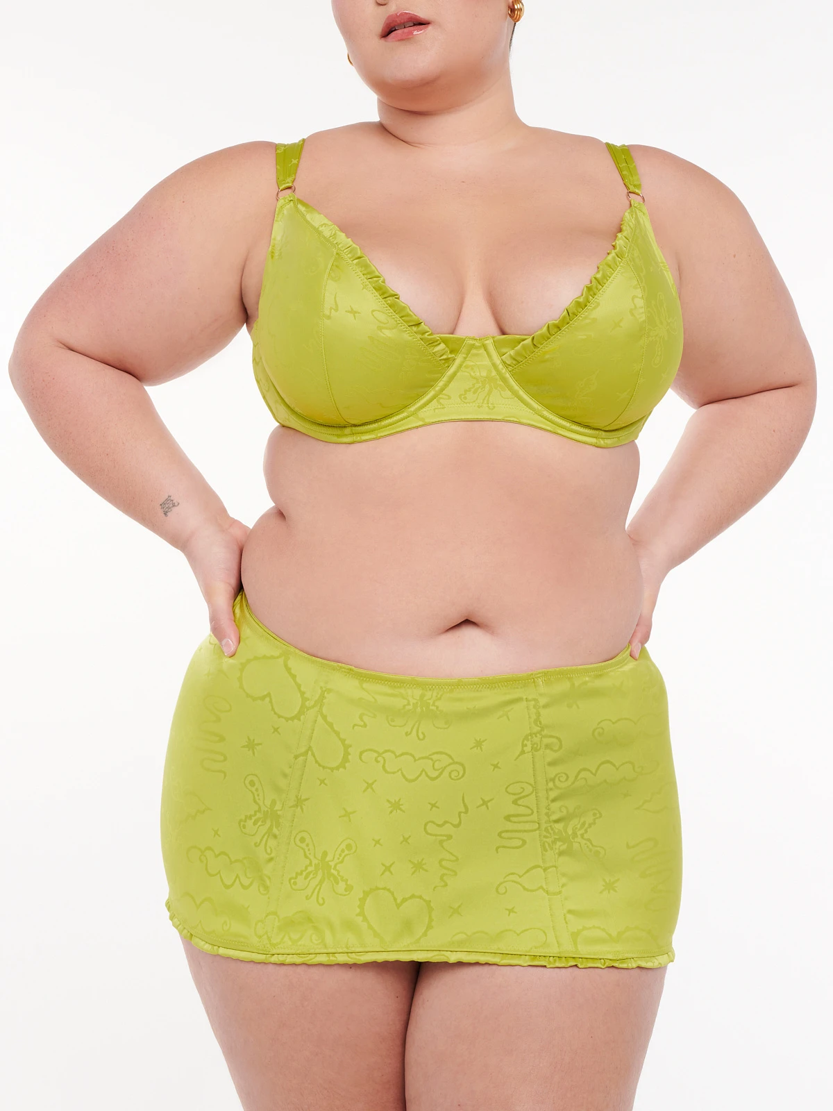 Heavenly Satin Open-Back Skirt 2 Heavenly Satin Open-Back Skirt - Image 2