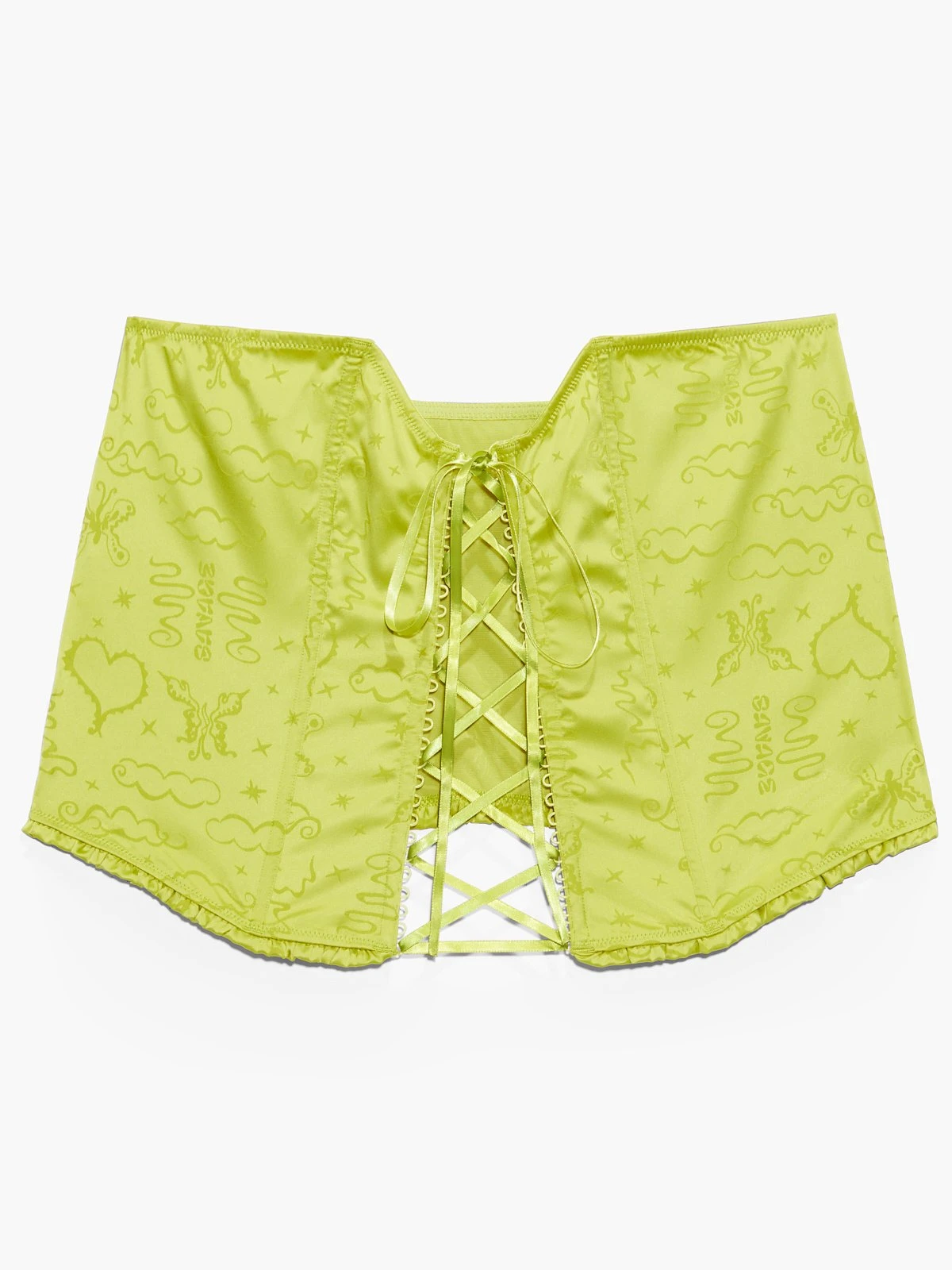 Heavenly Satin Open-Back Skirt 6 Heavenly Satin Open-Back Skirt - Image 6