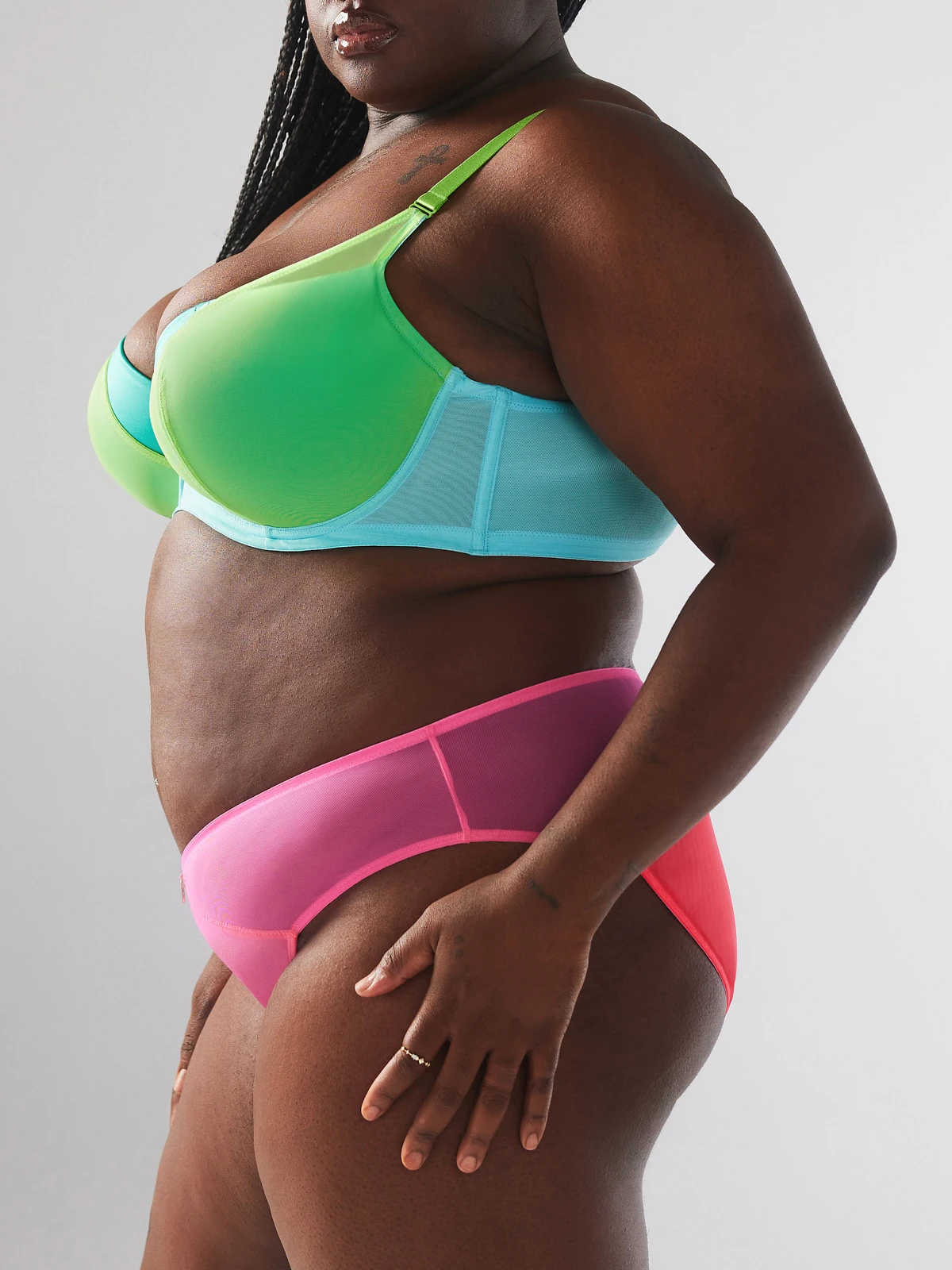 I Dare Hue Mesh High-Leg Bikini Knickers 3 I Dare Hue Mesh High-Leg Bikini Knickers - Image 3