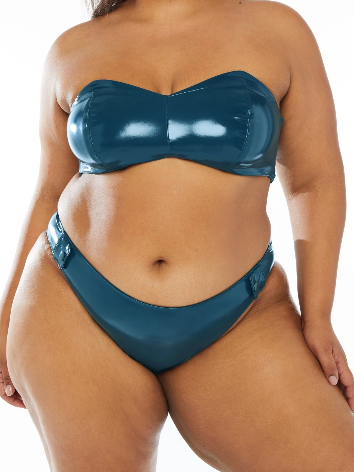 Leather Tease Vinyl Bikini 1 Leather Tease Vinyl Bikini