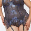 Living In The Clouds Iridescent Lace Corset