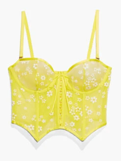 Puff Daisy Unlined Bustier -Sportswear Store PUFF DAISY UNLINED BUSTIER LI2145731 9085 LAYDOWN 1200x1600 1