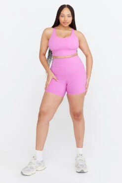 Tala SKINLUXE HIGH WAISTED CYCLING SHORTS - BUBBLEGUM -Sportswear Store SKINLUX 06 PINK TANK BRA SHORT 442