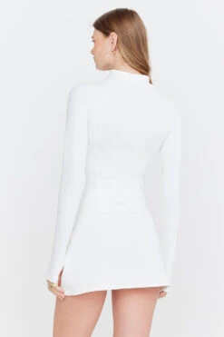 Tala SKINLUXE ZIP THROUGH RUNNING TOP - COCONUT MILK -Sportswear Store SKINLUX 08 WHITE BBL JACKET 589