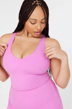 Tala SKINLUXE BUILT-IN SUPPORT STRAPPY BACK CAMI TOP - BUBBLEGUM -Sportswear Store SKINLUX 10 PINK VEST SKORT 699