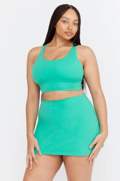 Tala SKINLUXE TANK SPORTS BRA - ALOE GREEN -Sportswear Store SKINLUX 14 GREEN TANK BRA SKORT 8901
