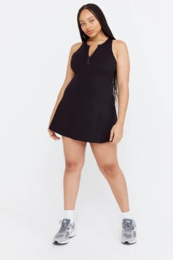 Tala SKINLUXE ACTIVE DRESS - SHADOW BLACK -Sportswear Store SKINLUX 21 BLACK DRESS 1281