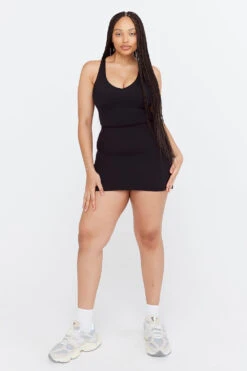 Tala SKINLUXE SKORT - SHADOW BLACK